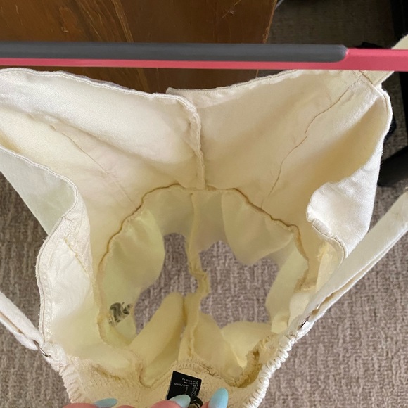 Yellow Linen Romper - Picture 3 of 3